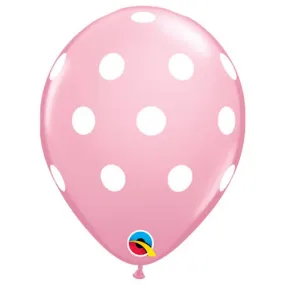 11 inch BIG POLKA DOTS - PINK