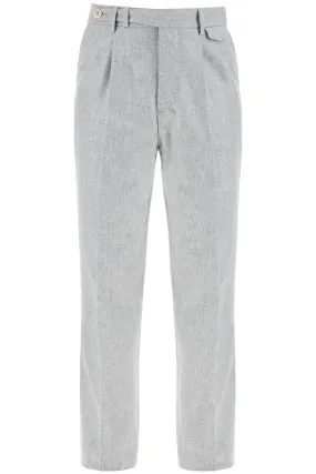 BRUNELLO CUCINELLI flannel leisure fit pants for