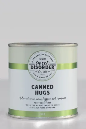 Canned Hugs Candy Tin