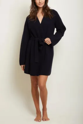 Cashmere Robe - Navy