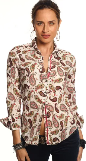 Cino Malay Paisley Button Down Shirt