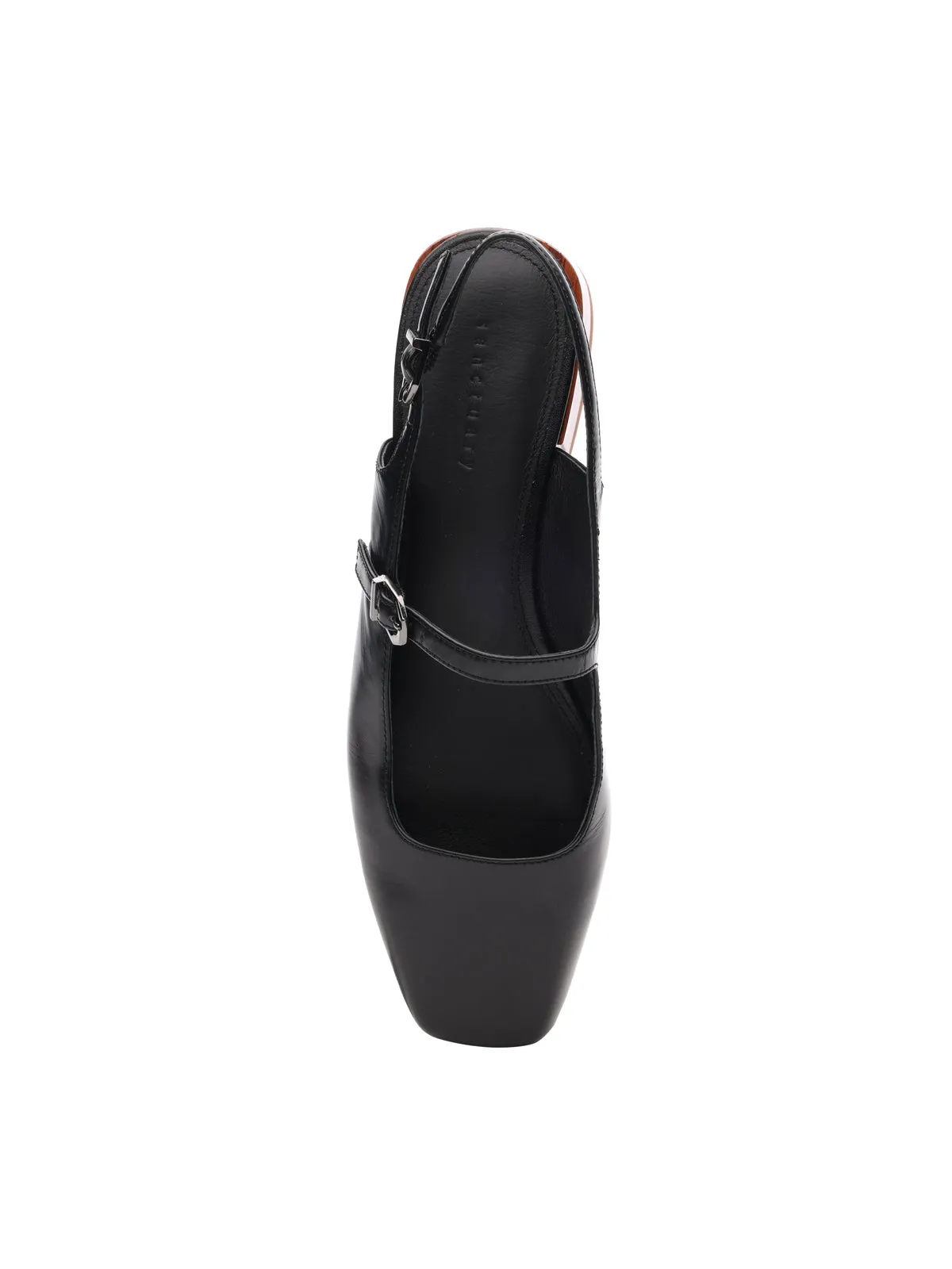 Everly Slingback Flat Black