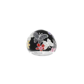 Flutter Black and Multicolor Ring