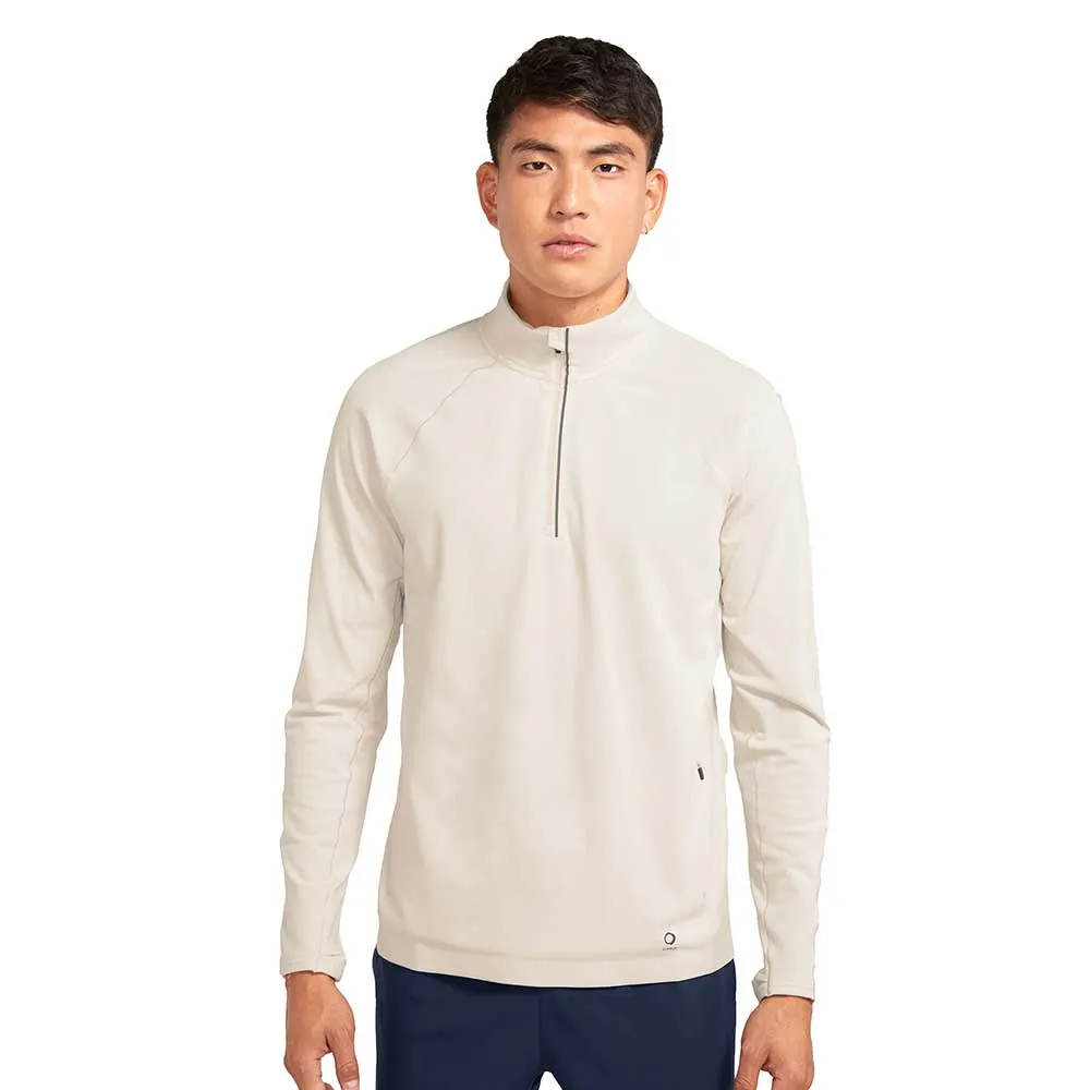 Men's Alrn Hi Viz 1/4 Zip - White Sand